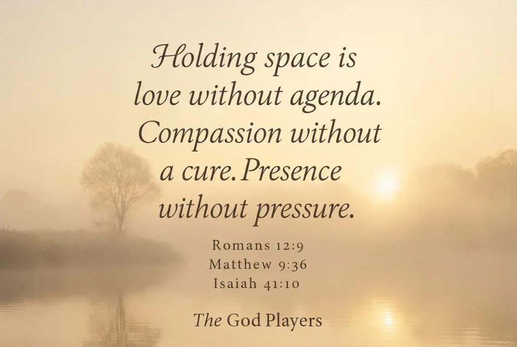 How god Holds Space