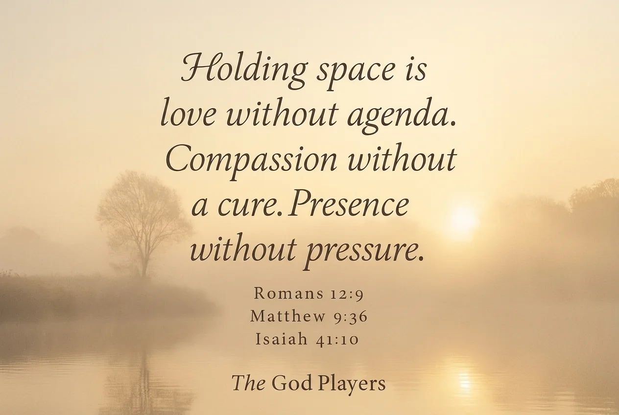 How god Holds Space